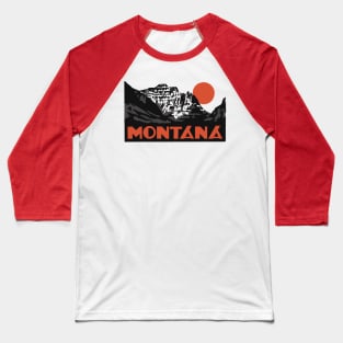 Montana Mountain Baseball T-Shirt